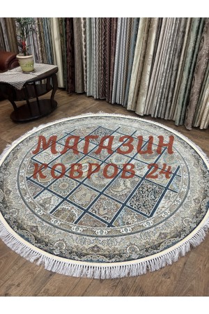 Иранский ковер Shahname 1200 007 Синий круг